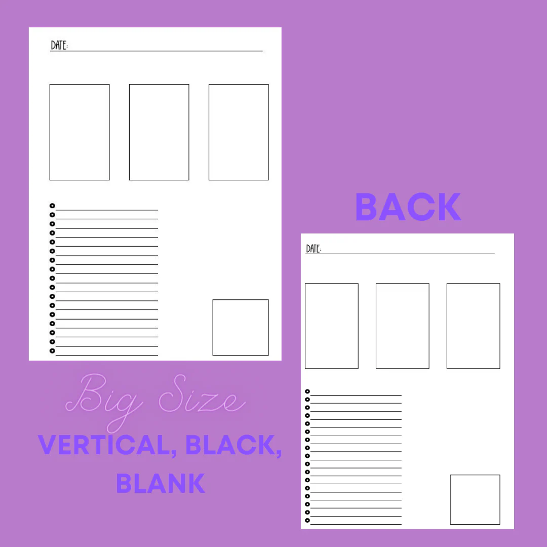 BIG Daily Sheet Printable (Vertical) - Image 4