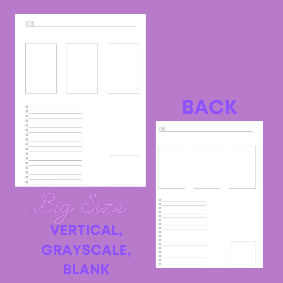 BIG Daily Sheet Printable (Vertical) - Image 5