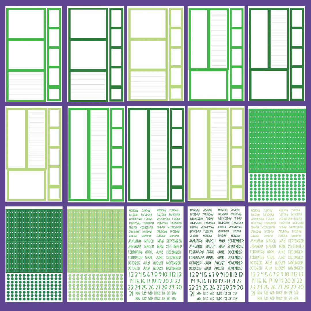 BIG Green Boxes & More Sticker Book - Image 3