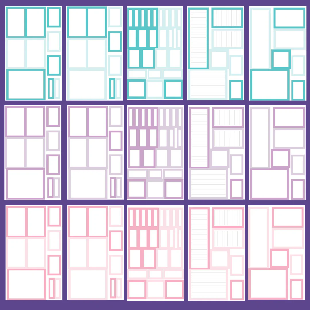 Big Pastel Boxes Sticker Book - Image 3