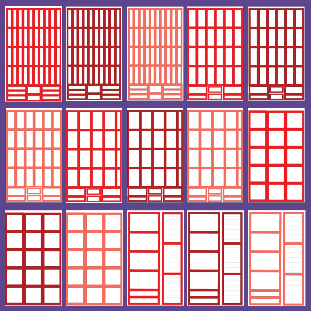 BIG Red Boxes & More Sticker Book - Image 2