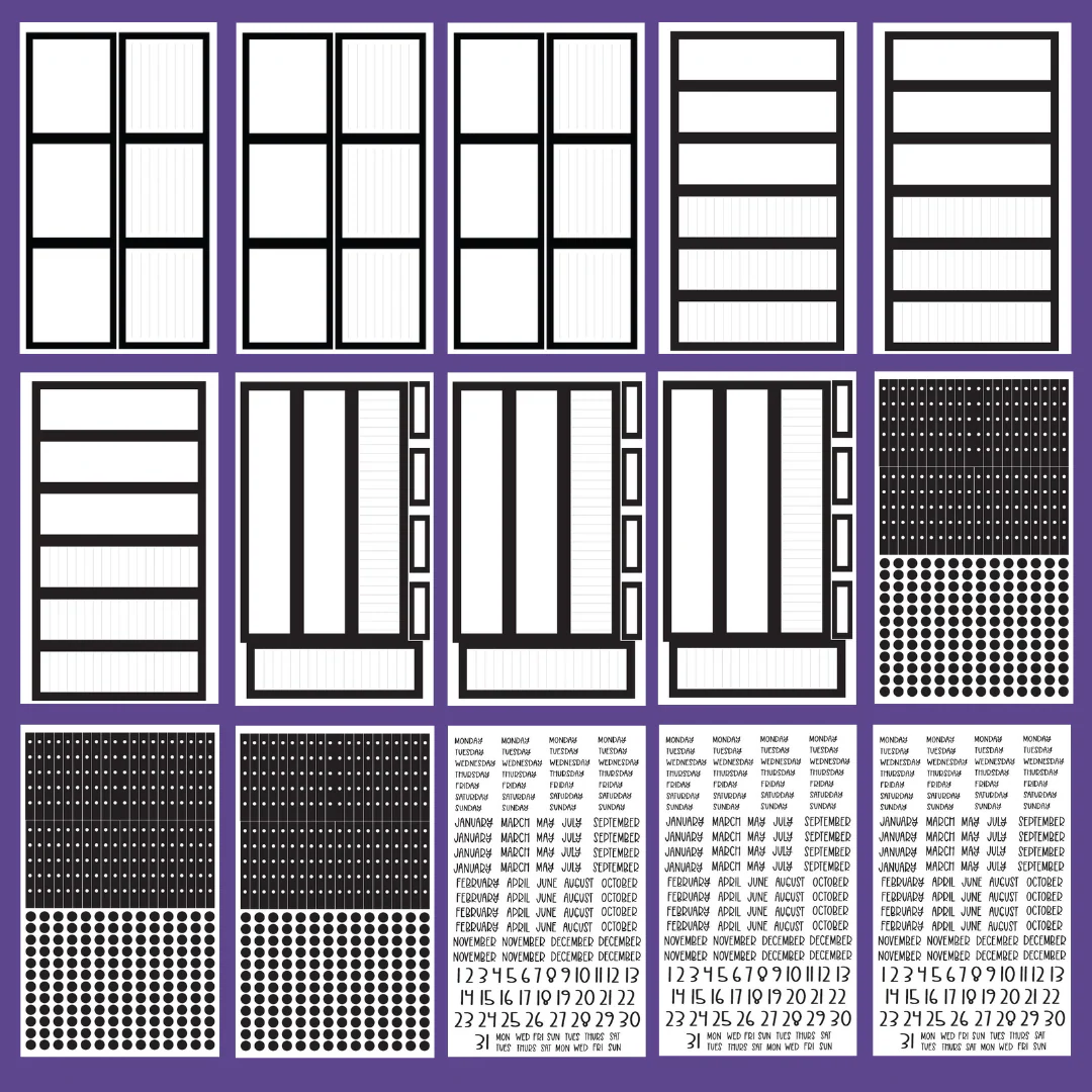 Black Boxes & More Sticker Book - Image 3