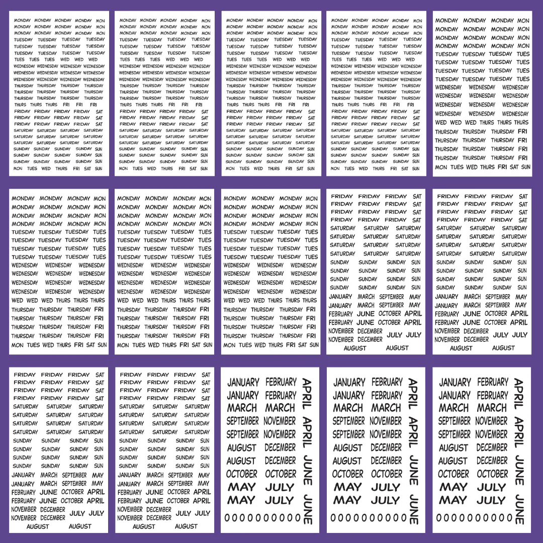 Date It! Sticker Book - Image 2