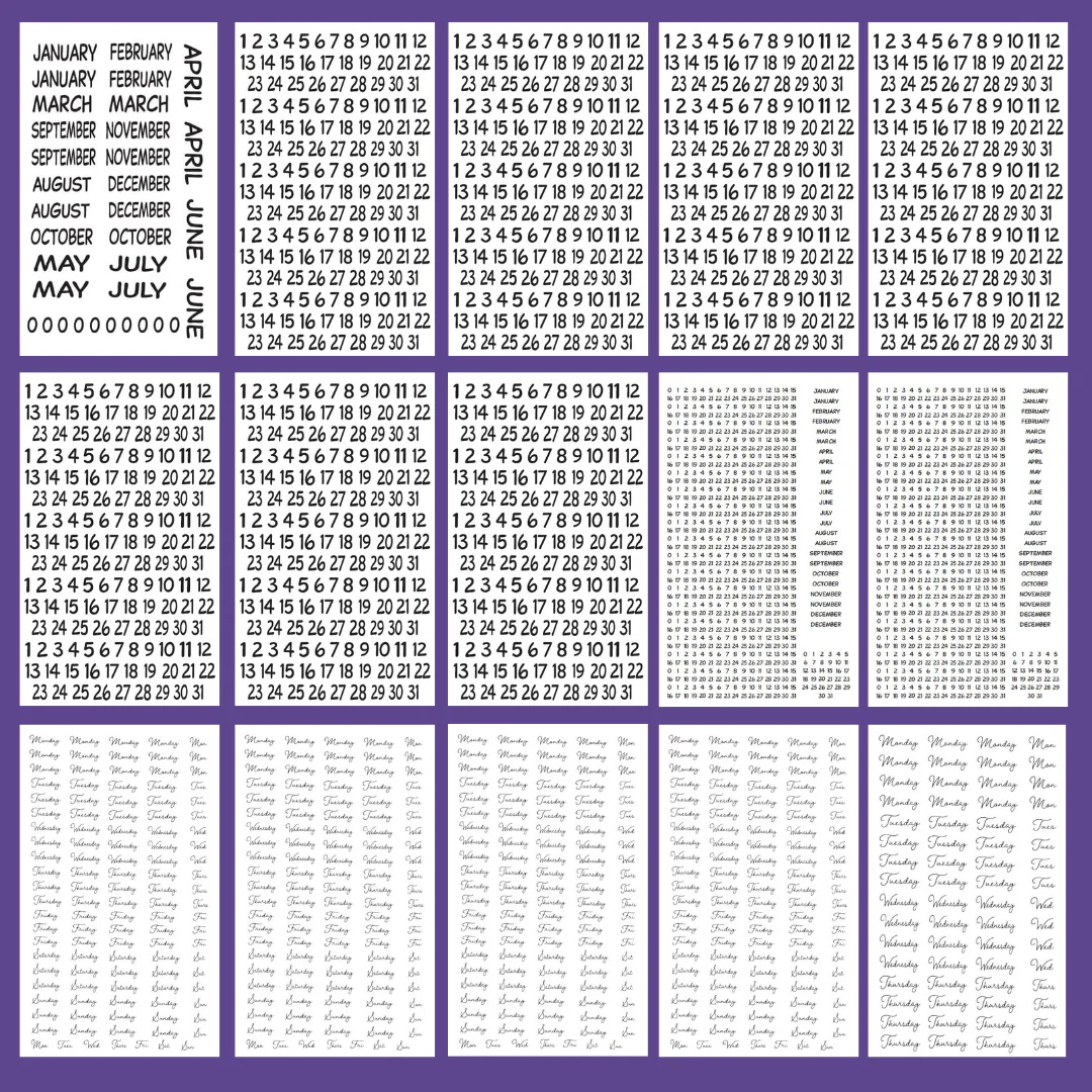 Date It! Sticker Book - Image 3