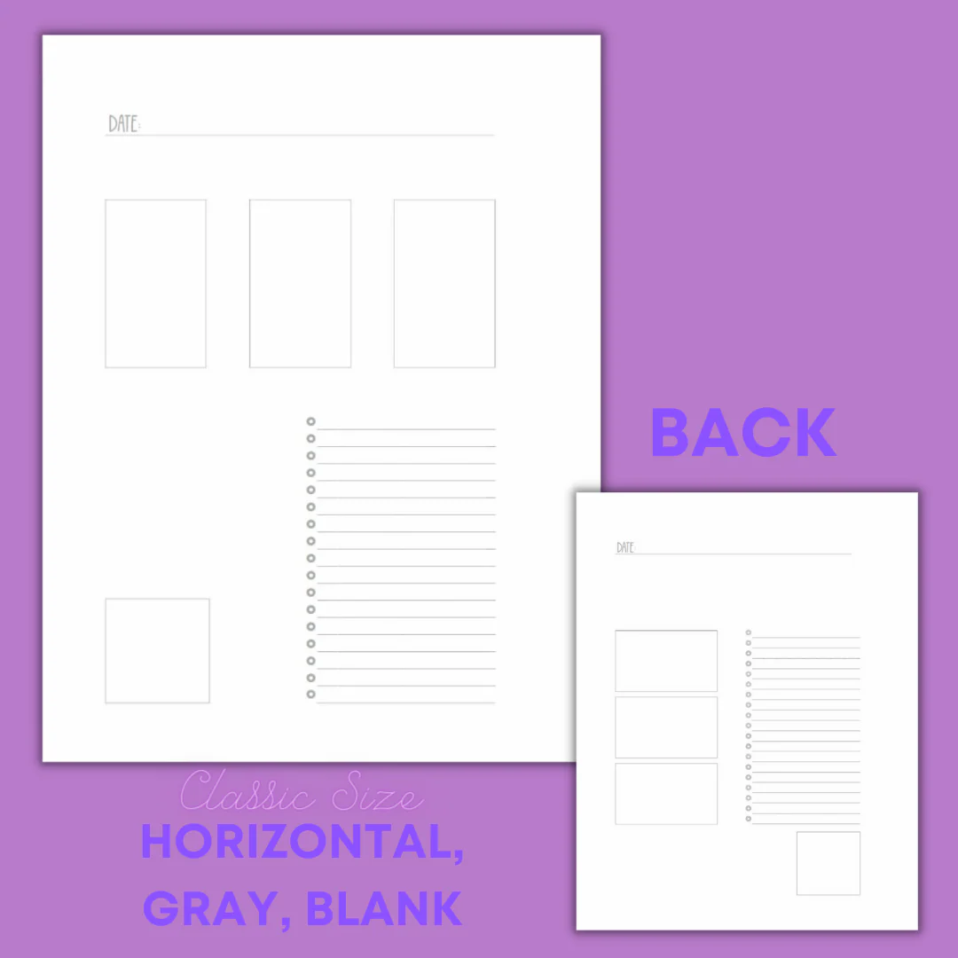 Daily Sheet Printable (Horizontal) - Image 4