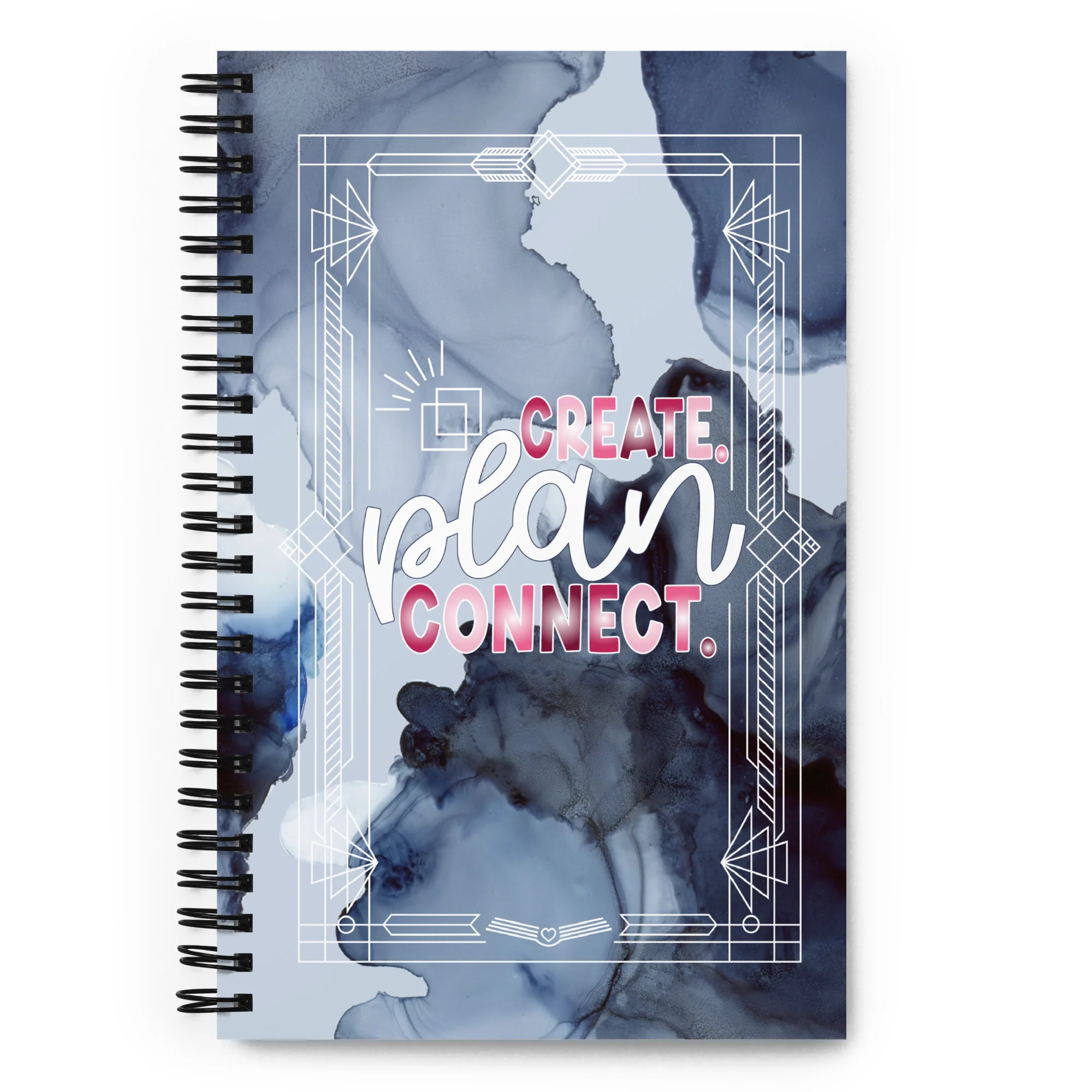 CPC- Create Plan Connect (Blue) Spiral notebook - Image 3