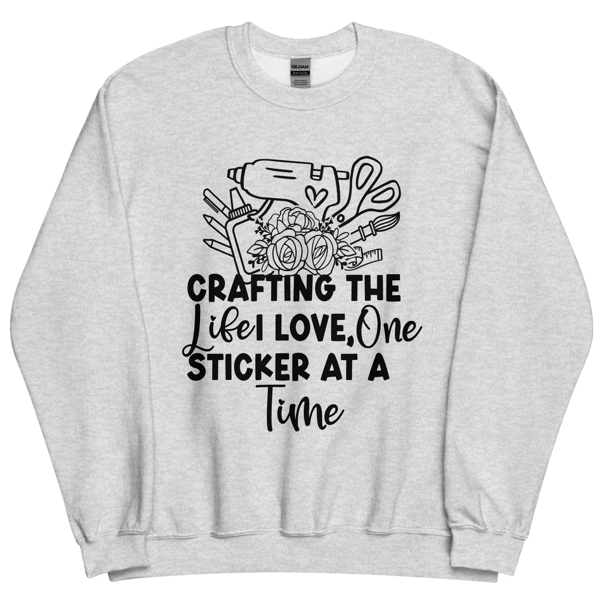 Crafting a Life (Black)-Unisex Sweatshirt