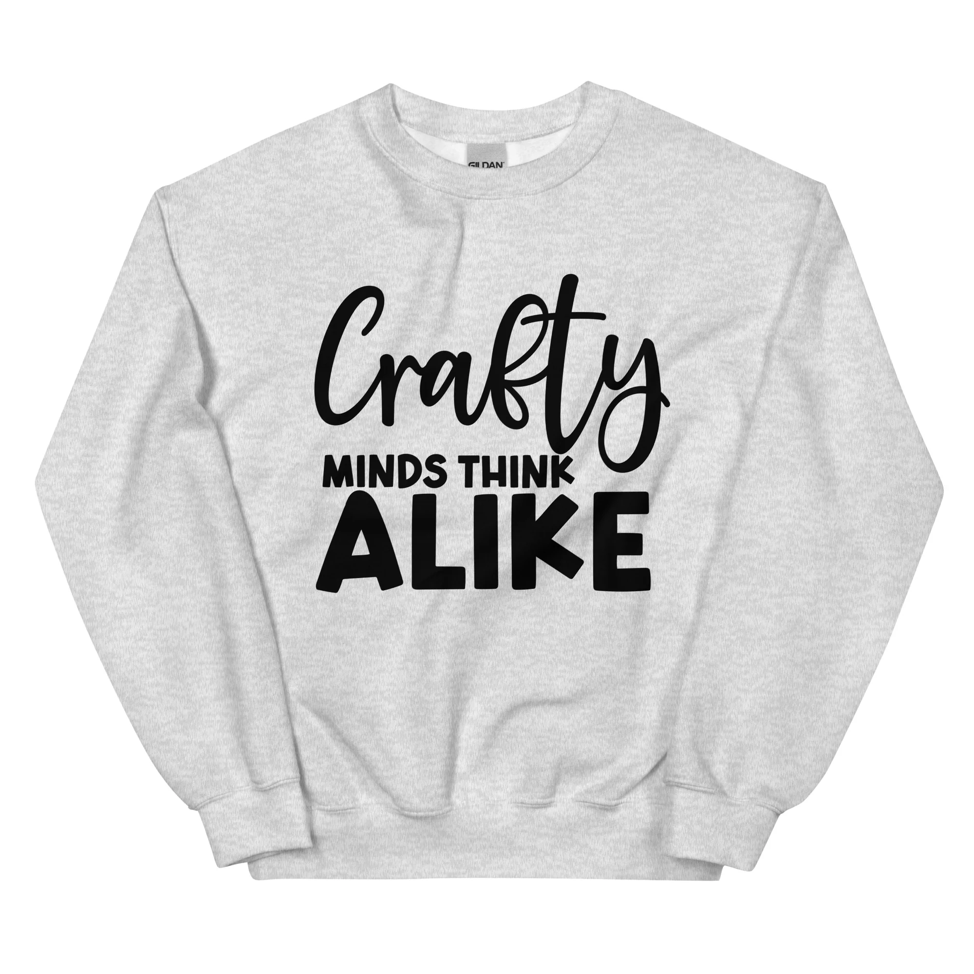Crafty Minds (Black)-Unisex Sweatshirt