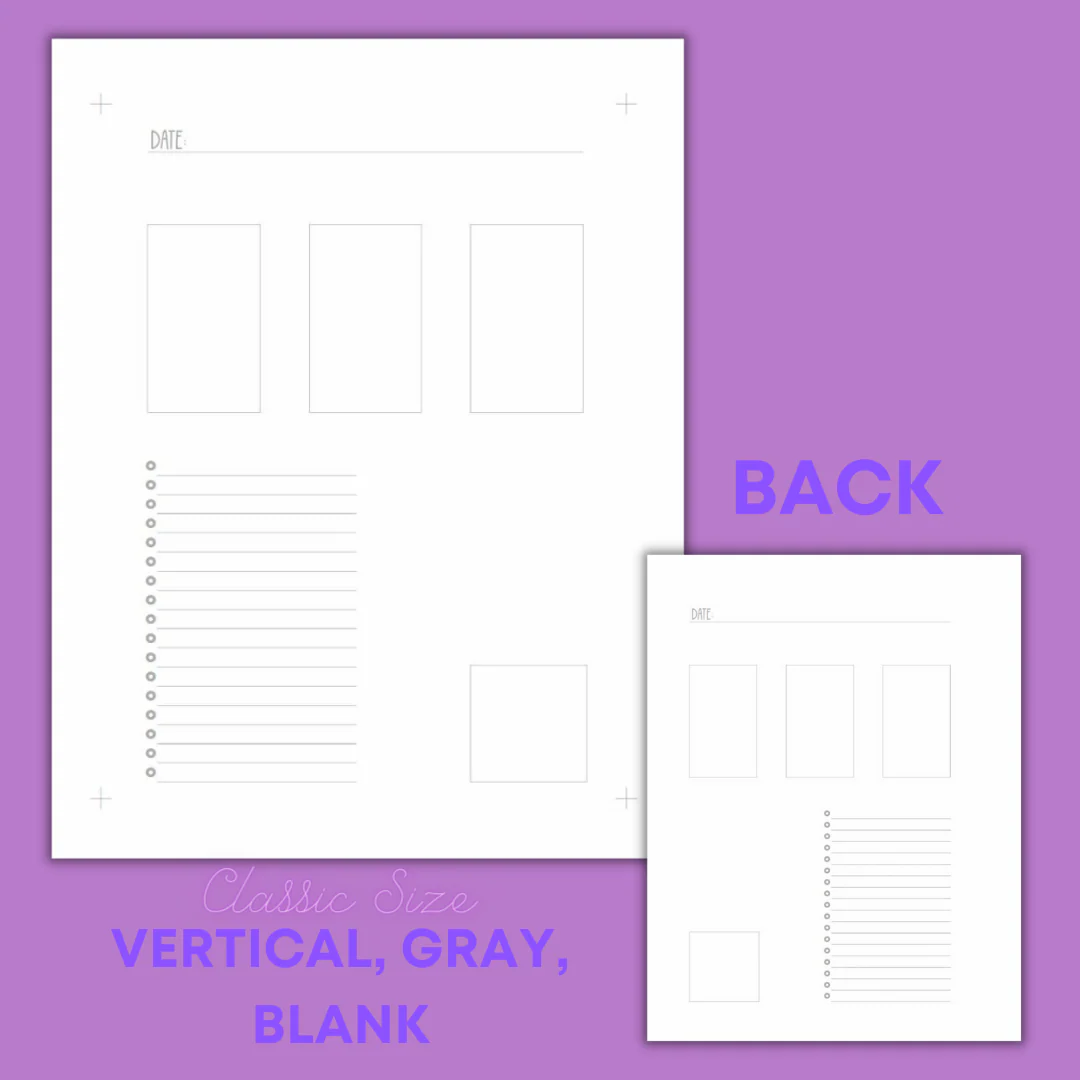 Daily Sheet Printable (Vertical) - Image 5