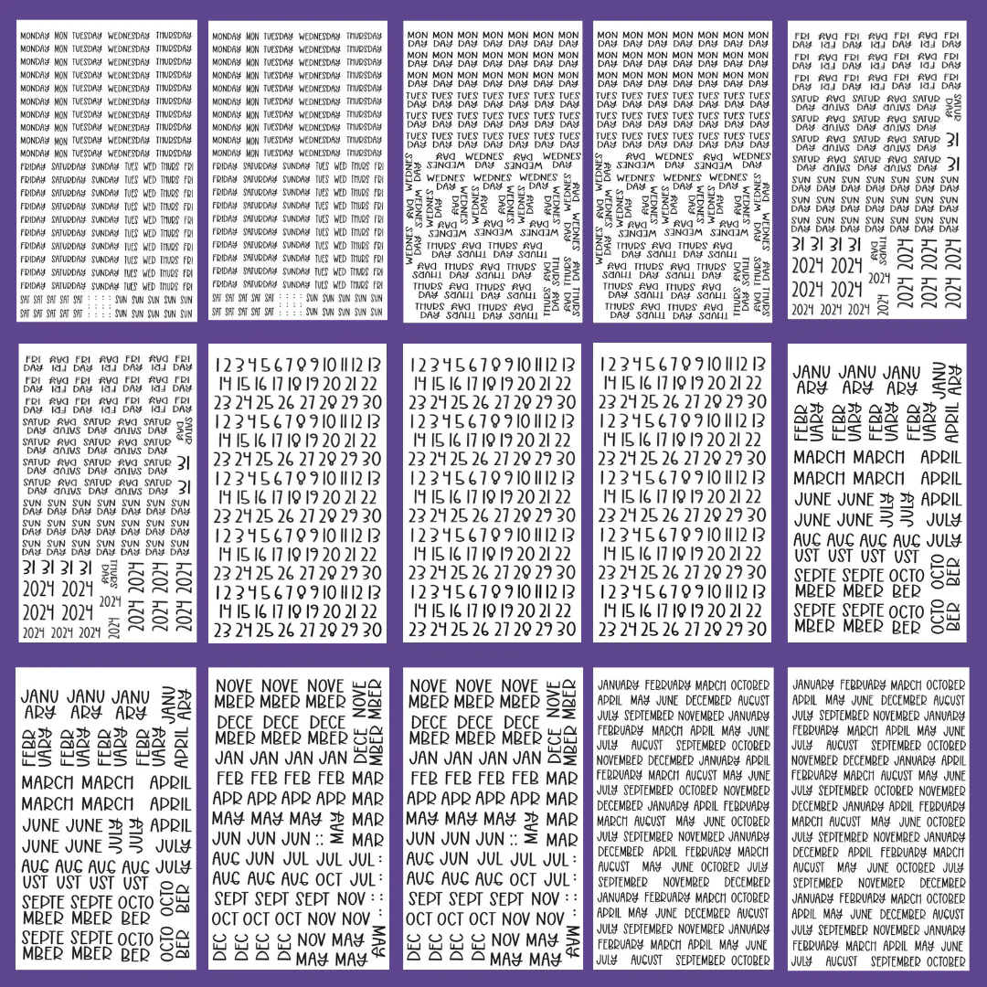 Date It 2.0! Sticker Book - Image 2