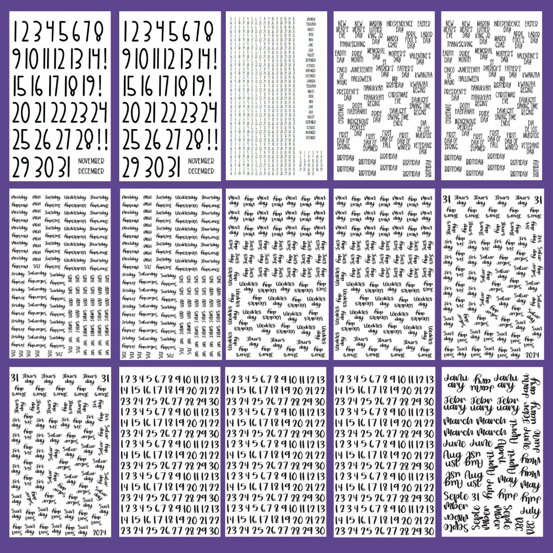 Date It 2.0! Sticker Book - Image 3