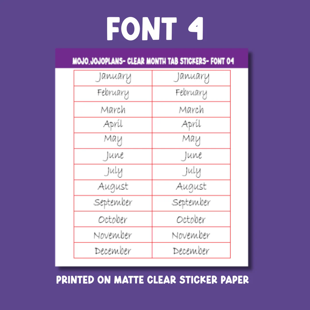Date the Dates Month Tab Sticker Sheet - Image 5
