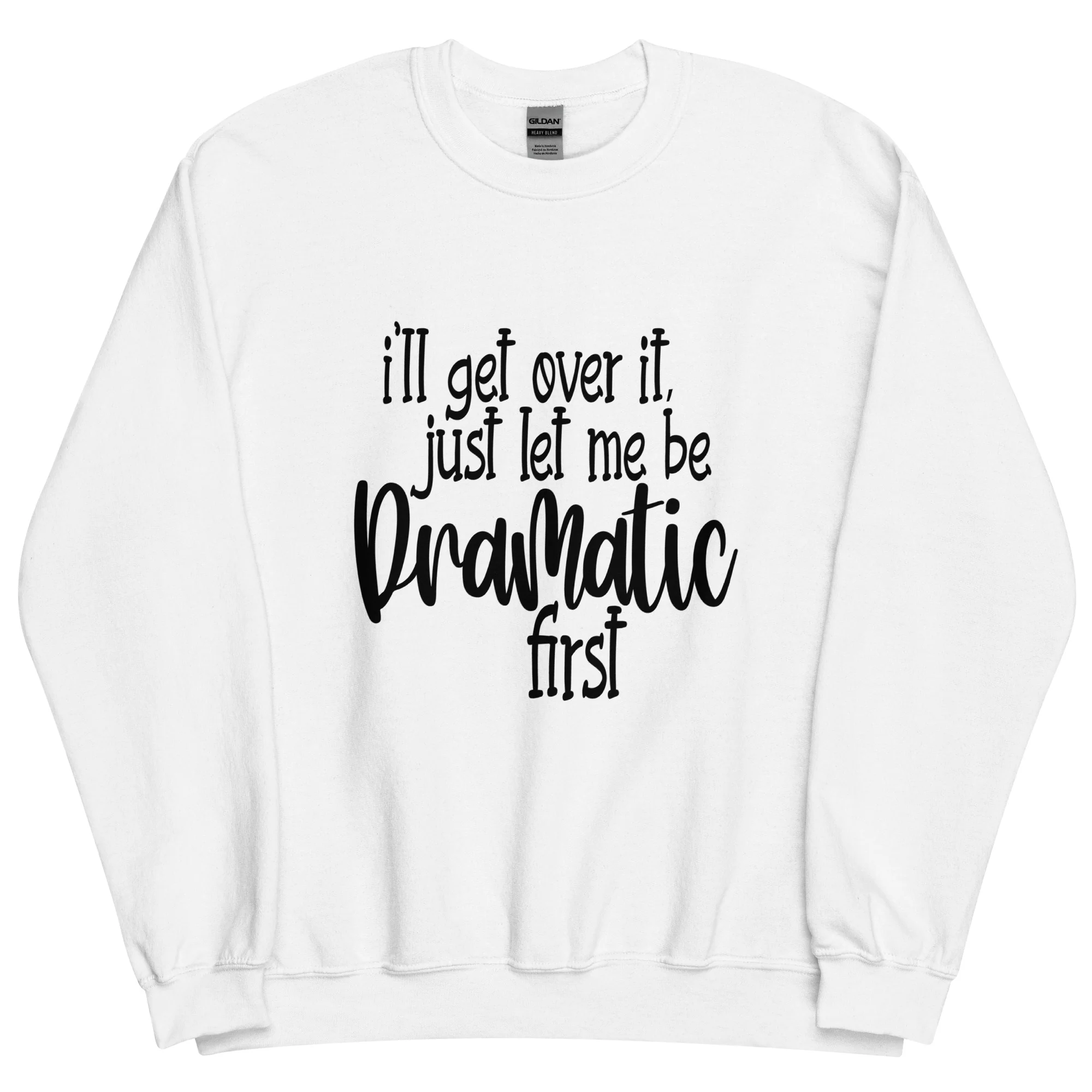 Dramatic (Black)- Unisex Sweatshirt - Image 3