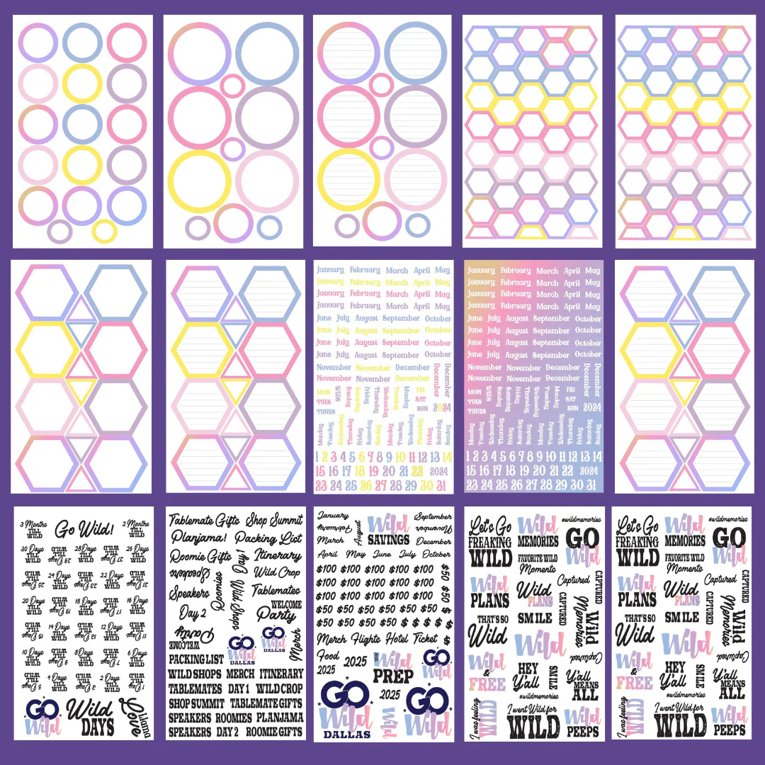 Go Wild-Dallas Sticker Book- Limited Edition - Image 3