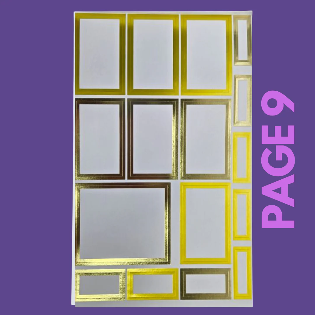 INDIVIDUAL SHEETS FOIL Rainbow Boxes - Image 10