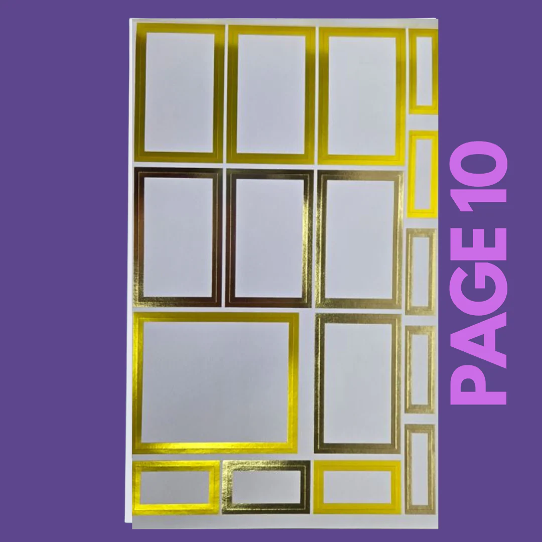 INDIVIDUAL SHEETS FOIL Rainbow Boxes - Image 11