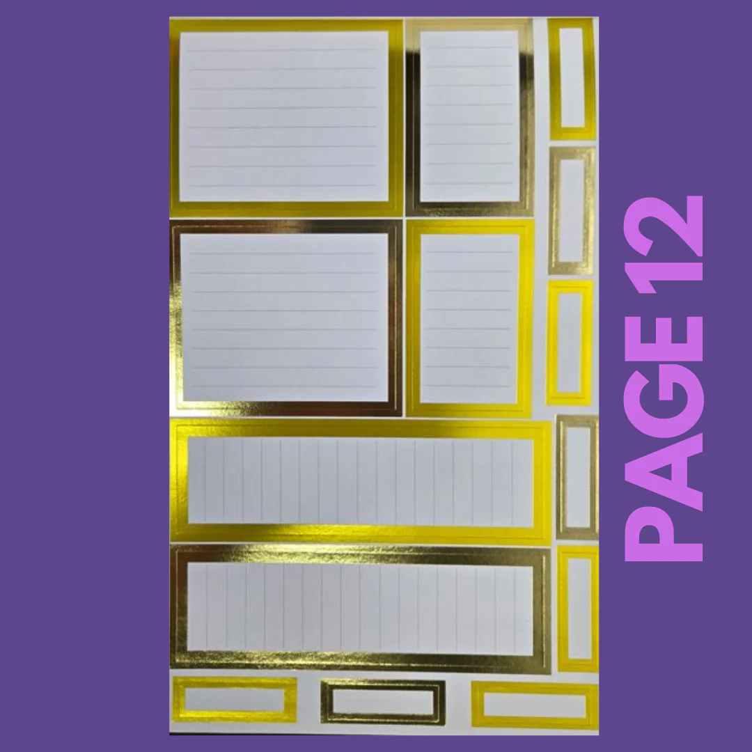 INDIVIDUAL SHEETS FOIL Rainbow Boxes - Image 13