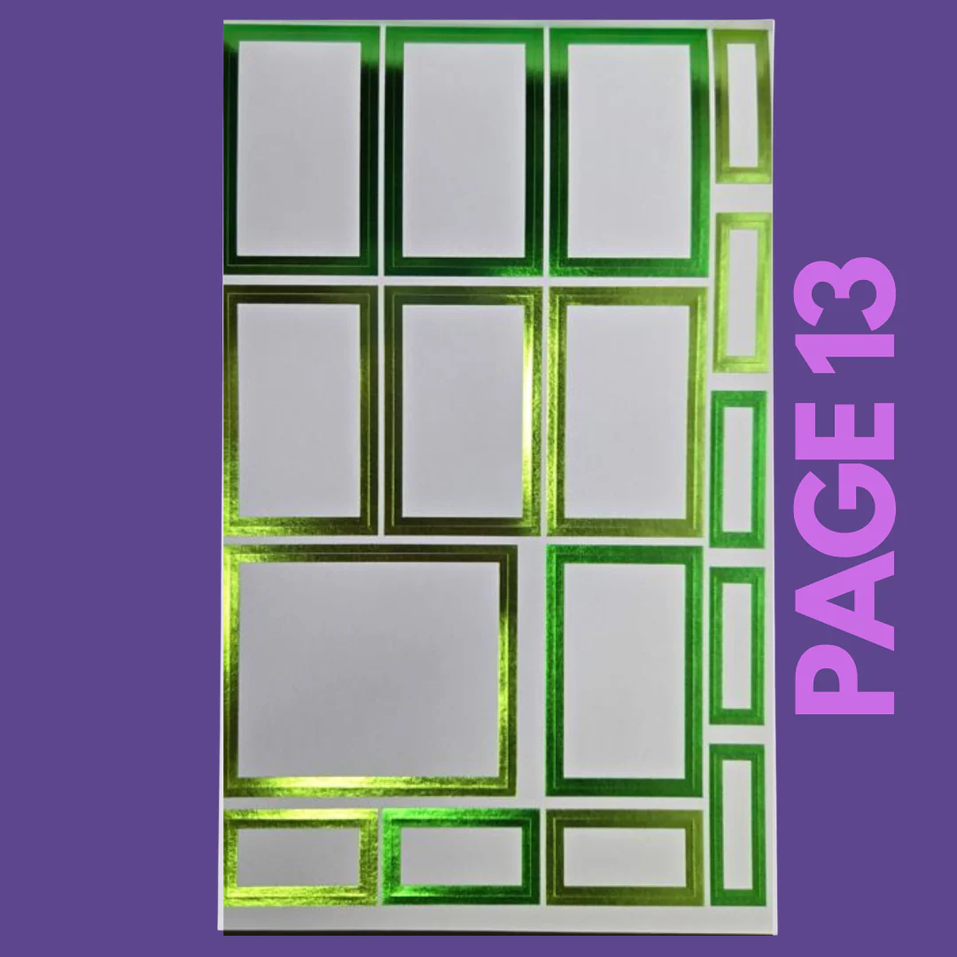 INDIVIDUAL SHEETS FOIL Rainbow Boxes - Image 14