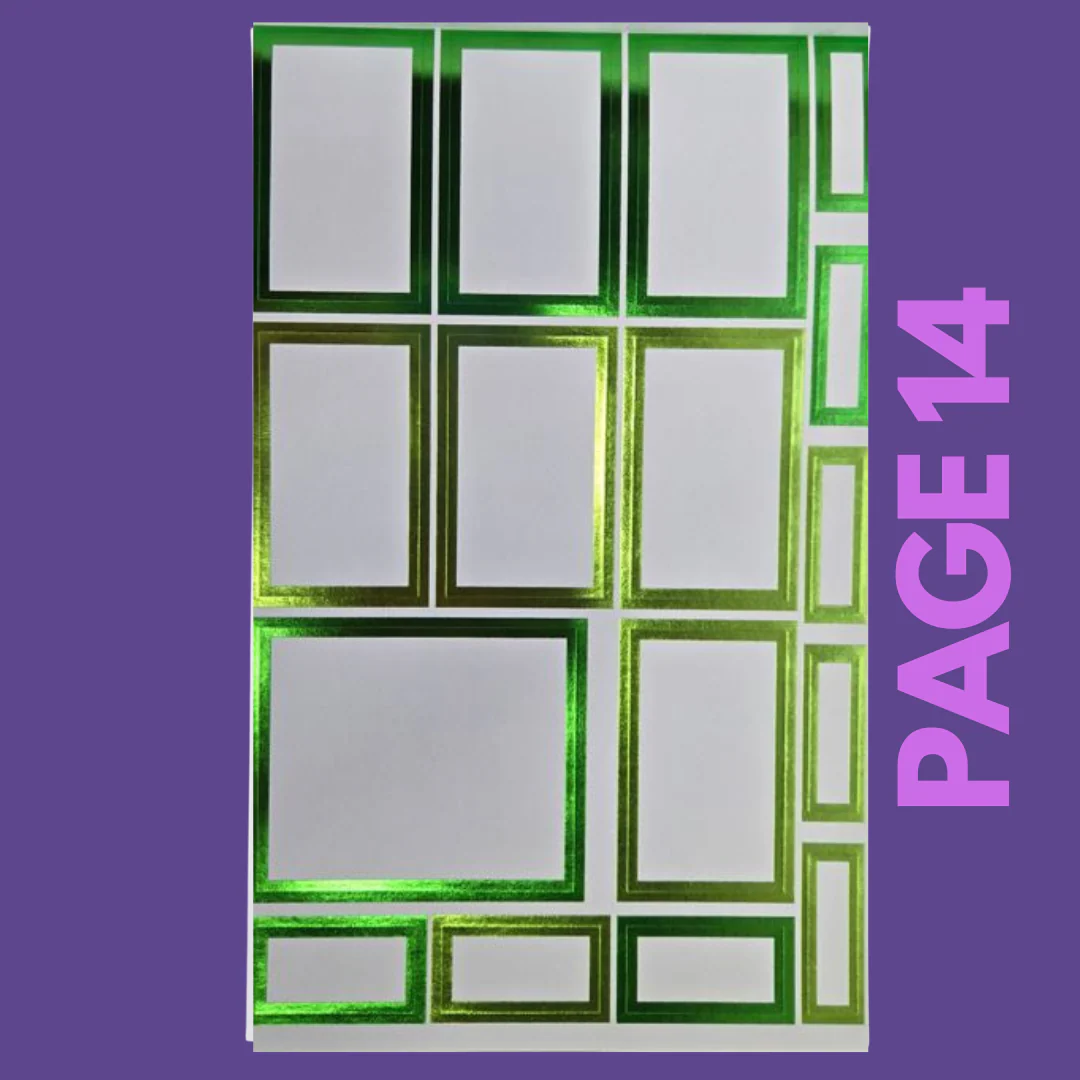 INDIVIDUAL SHEETS FOIL Rainbow Boxes - Image 15