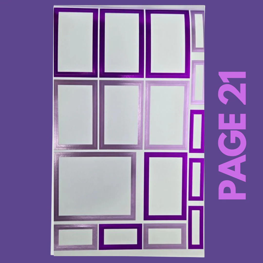 INDIVIDUAL SHEETS FOIL Rainbow Boxes - Image 22