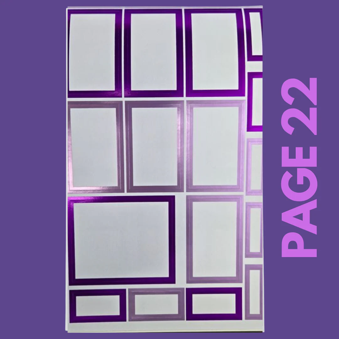 INDIVIDUAL SHEETS FOIL Rainbow Boxes - Image 23