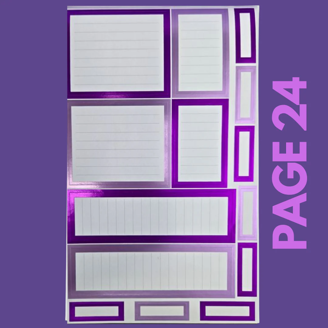 INDIVIDUAL SHEETS FOIL Rainbow Boxes - Image 25