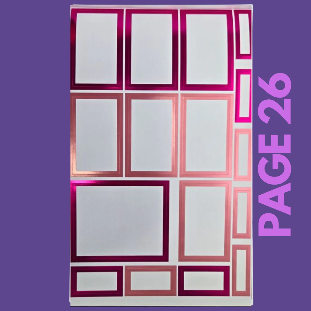 INDIVIDUAL SHEETS FOIL Rainbow Boxes - Image 27