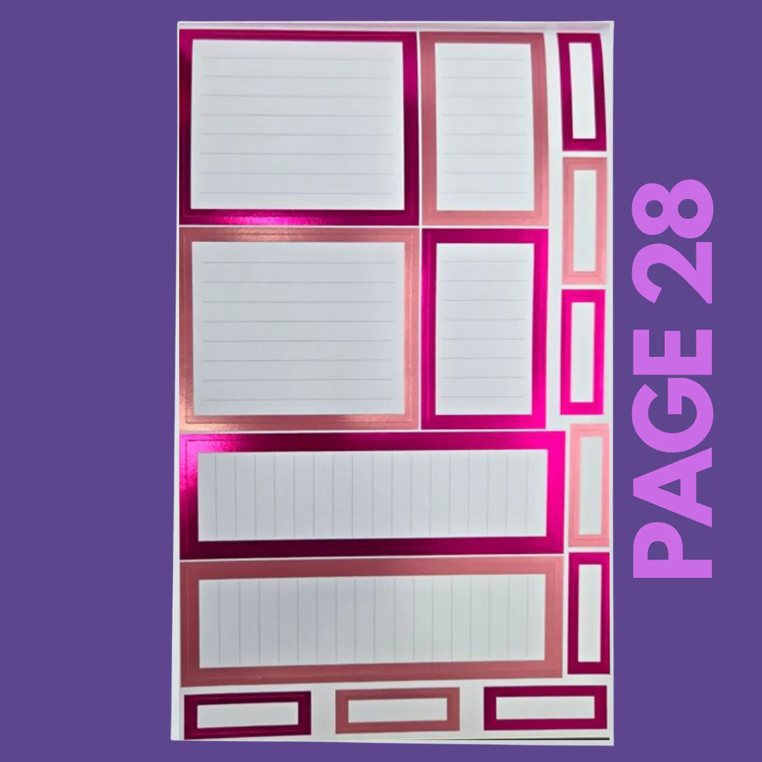 INDIVIDUAL SHEETS FOIL Rainbow Boxes - Image 29