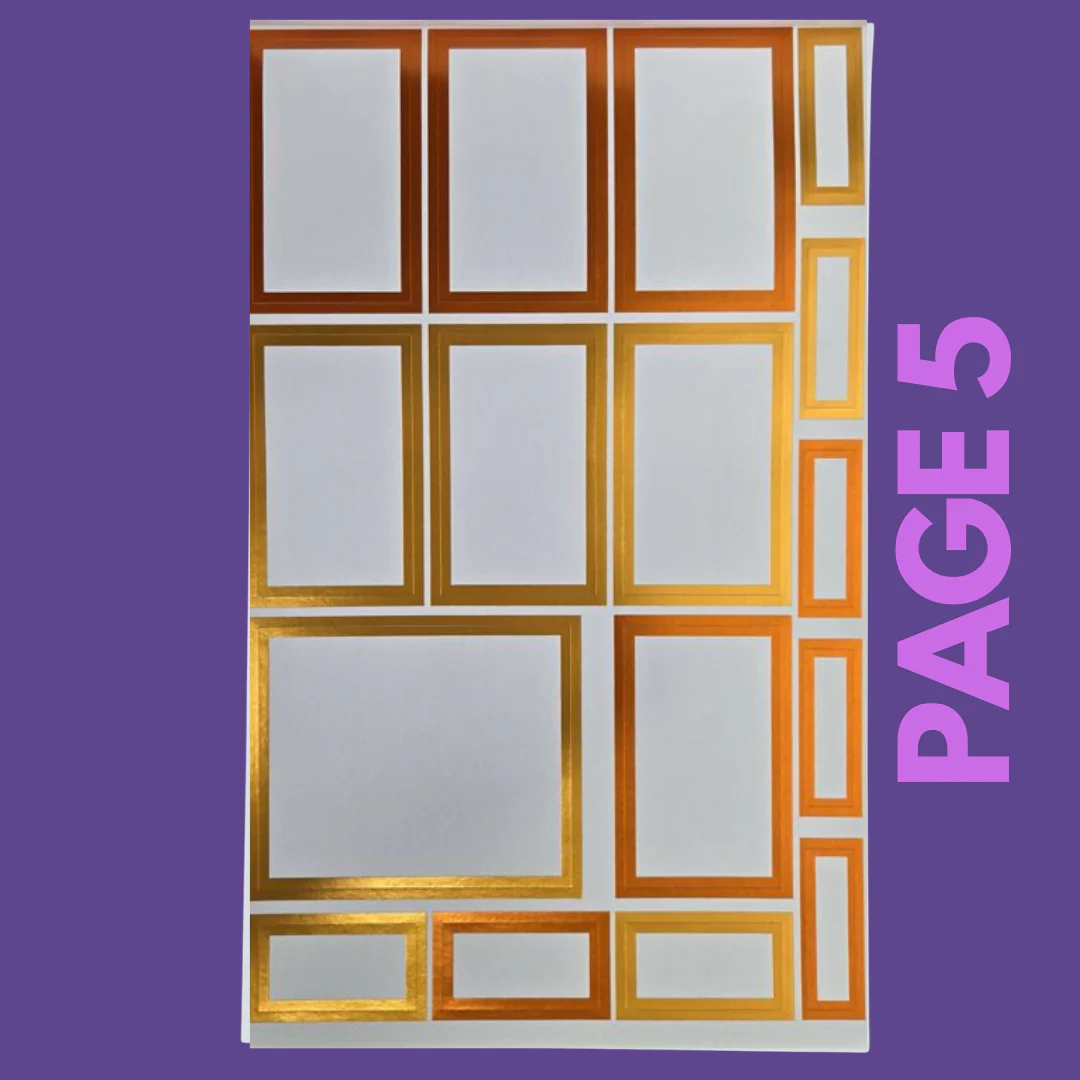 INDIVIDUAL SHEETS FOIL Rainbow Boxes - Image 6