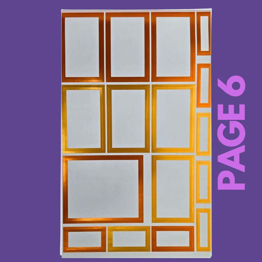 INDIVIDUAL SHEETS FOIL Rainbow Boxes - Image 7