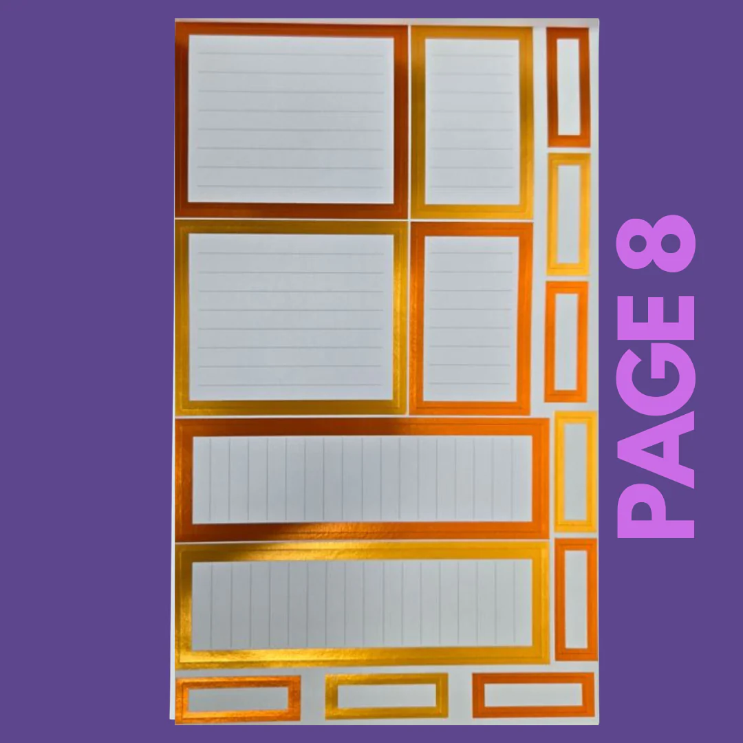 INDIVIDUAL SHEETS FOIL Rainbow Boxes - Image 9