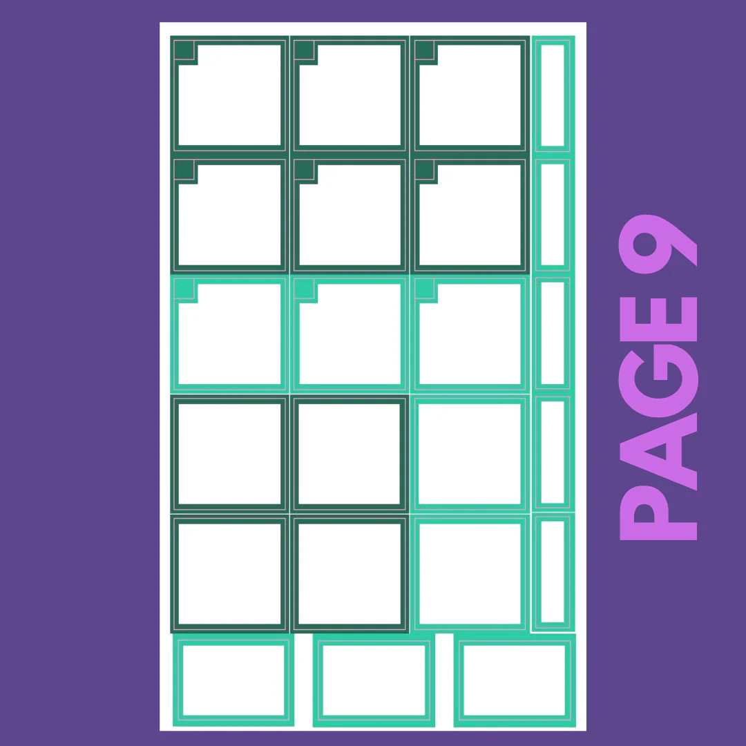 INDIVIDUAL SHEETS Jewel Tone Monthly Boxes - Image 10