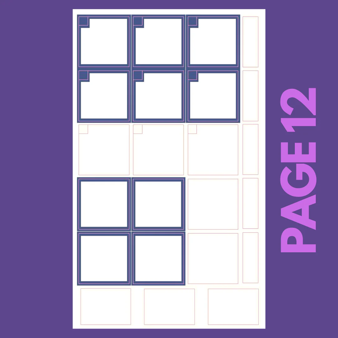 INDIVIDUAL SHEETS Jewel Tone Monthly Boxes - Image 13