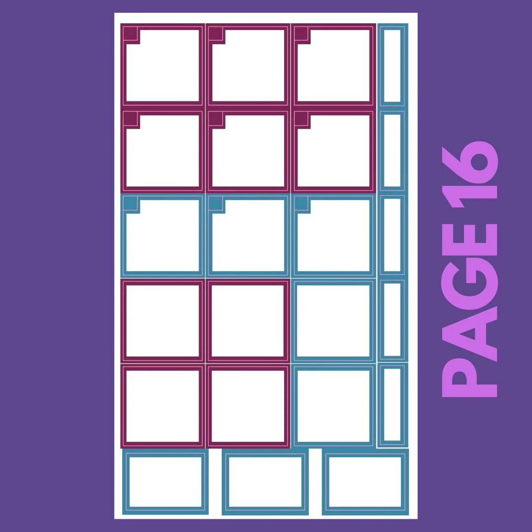 INDIVIDUAL SHEETS Jewel Tone Monthly Boxes - Image 17