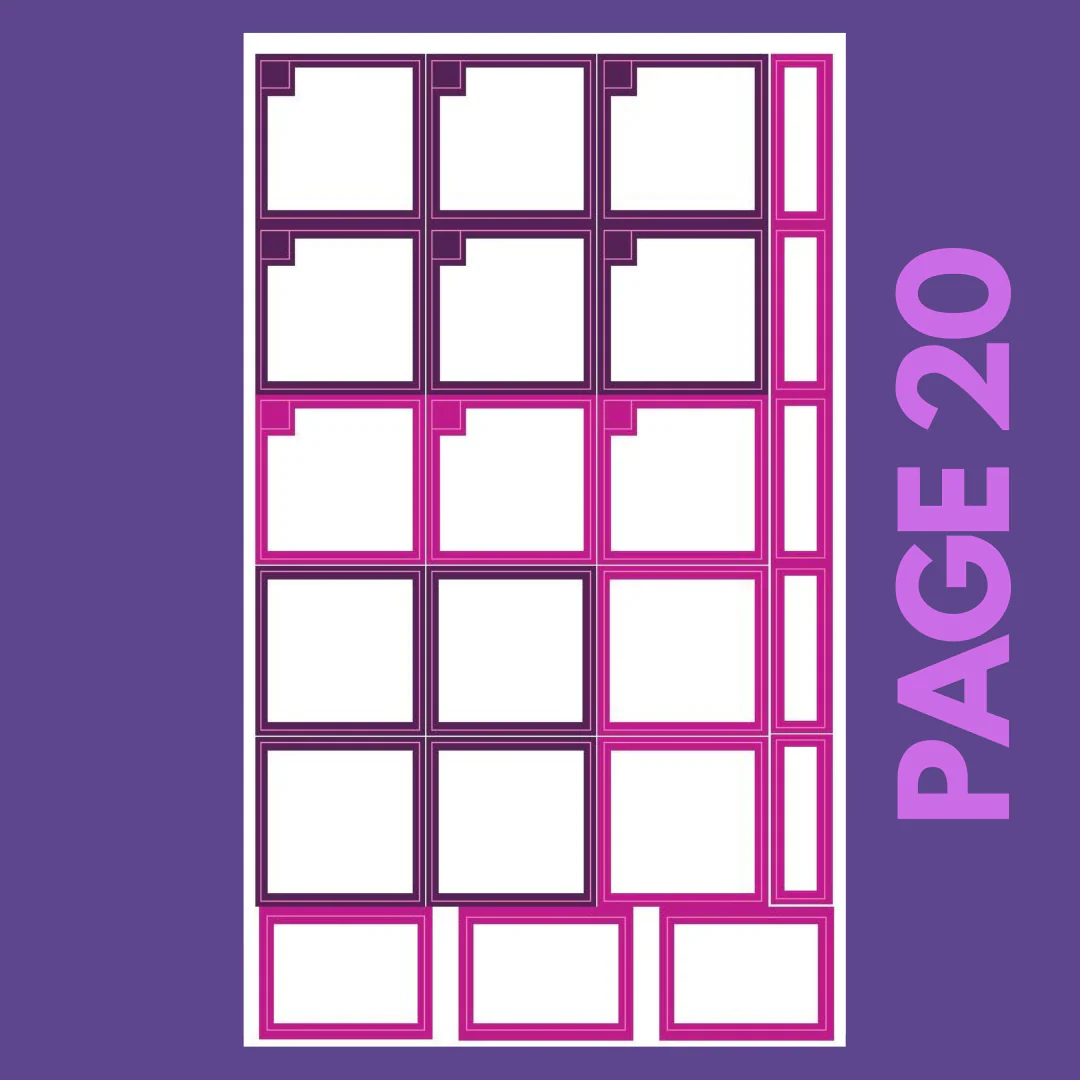 INDIVIDUAL SHEETS Jewel Tone Monthly Boxes - Image 21