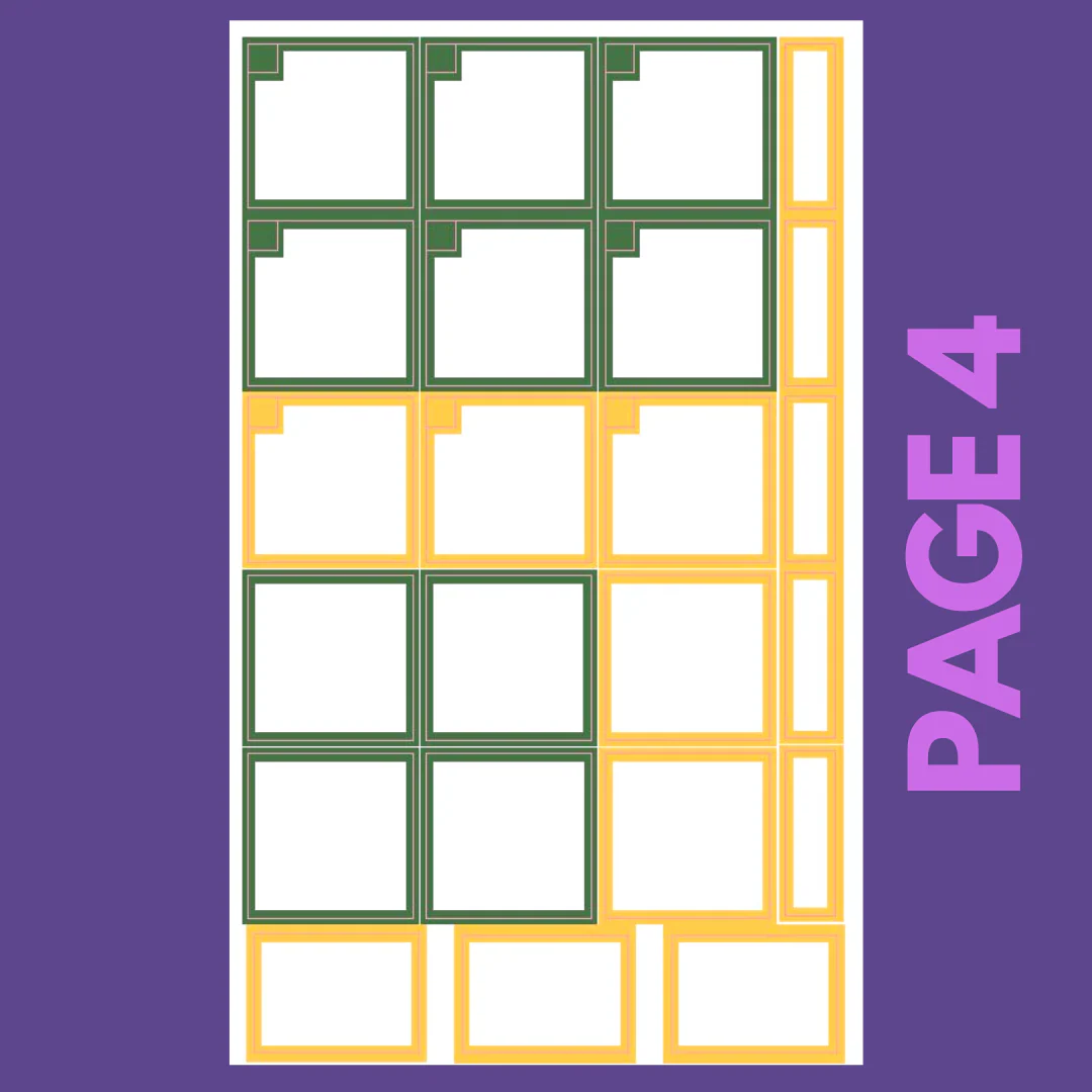 INDIVIDUAL SHEETS Jewel Tone Monthly Boxes - Image 5