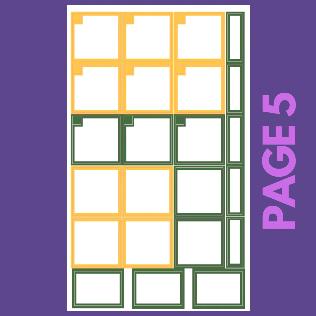INDIVIDUAL SHEETS Jewel Tone Monthly Boxes - Image 6