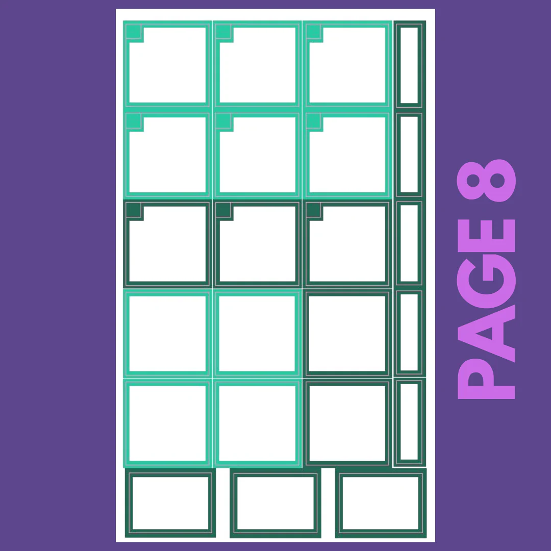 INDIVIDUAL SHEETS Jewel Tone Monthly Boxes - Image 9