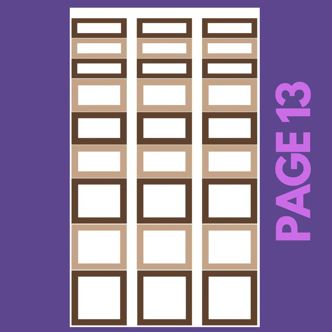 INDIVIDUAL SHEETS Neutral Boxes - Image 14