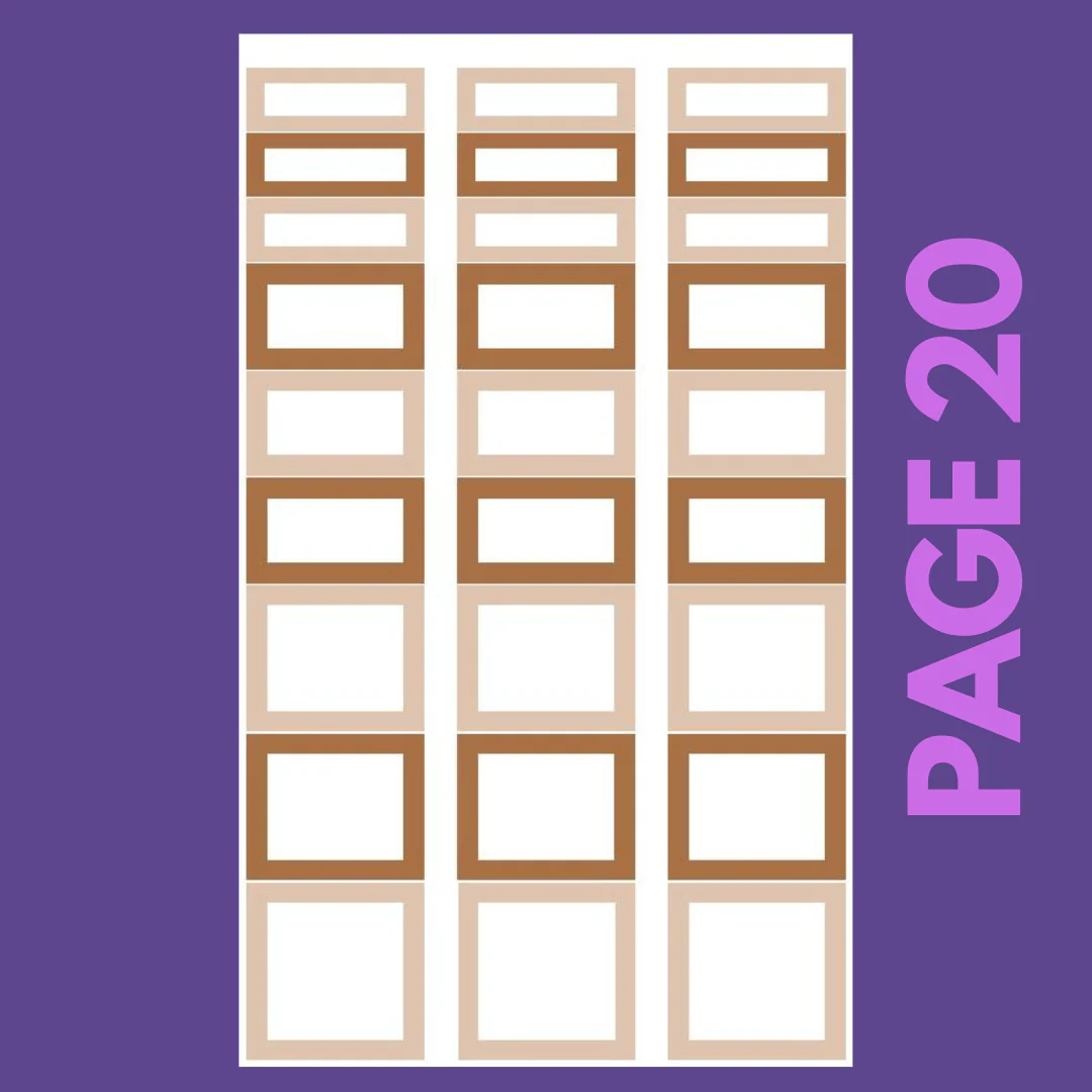 INDIVIDUAL SHEETS Neutral Boxes - Image 21