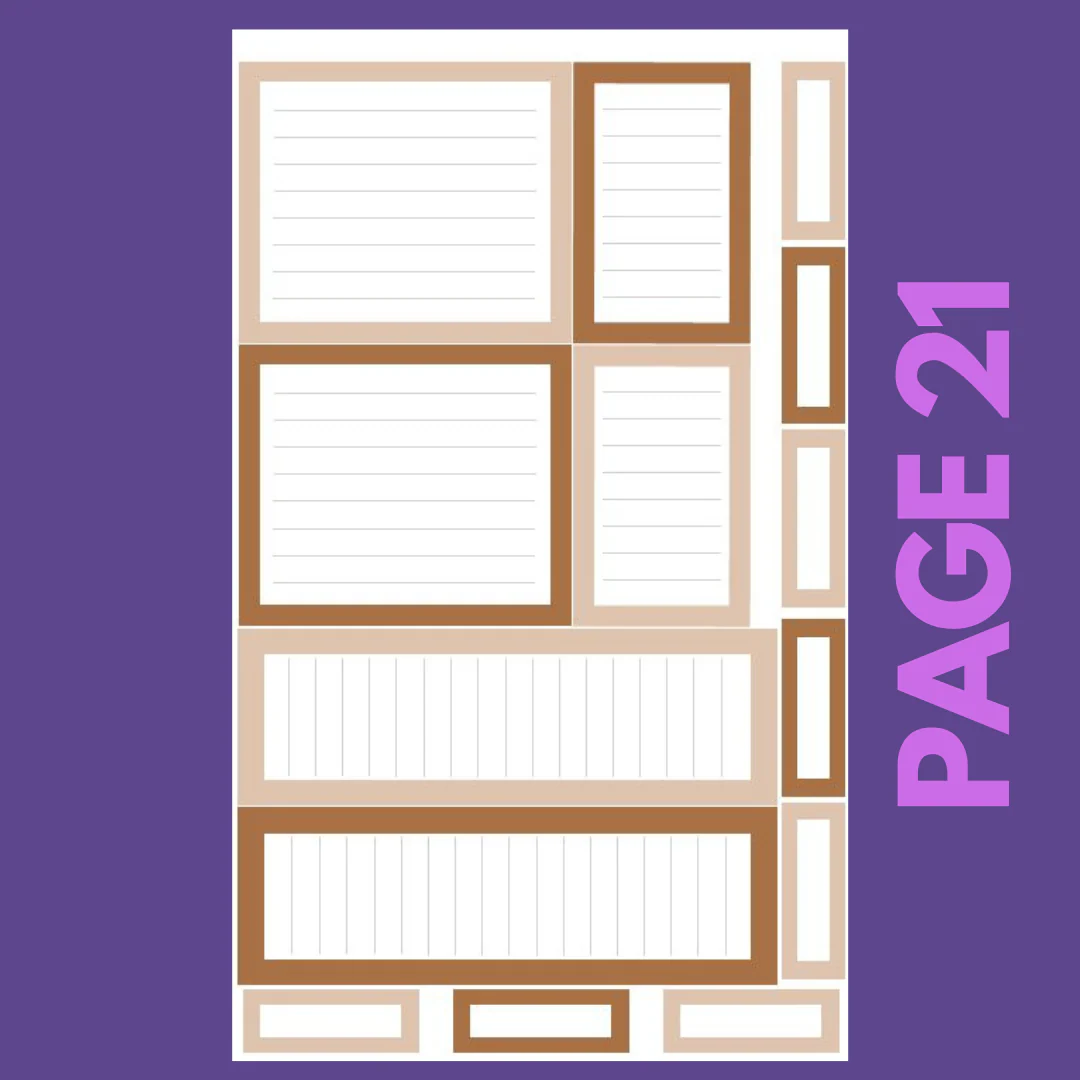 INDIVIDUAL SHEETS Neutral Boxes - Image 22