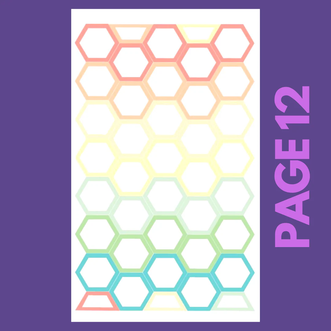 INDIVIDUAL SHEETS Pastel Shapes - Image 12