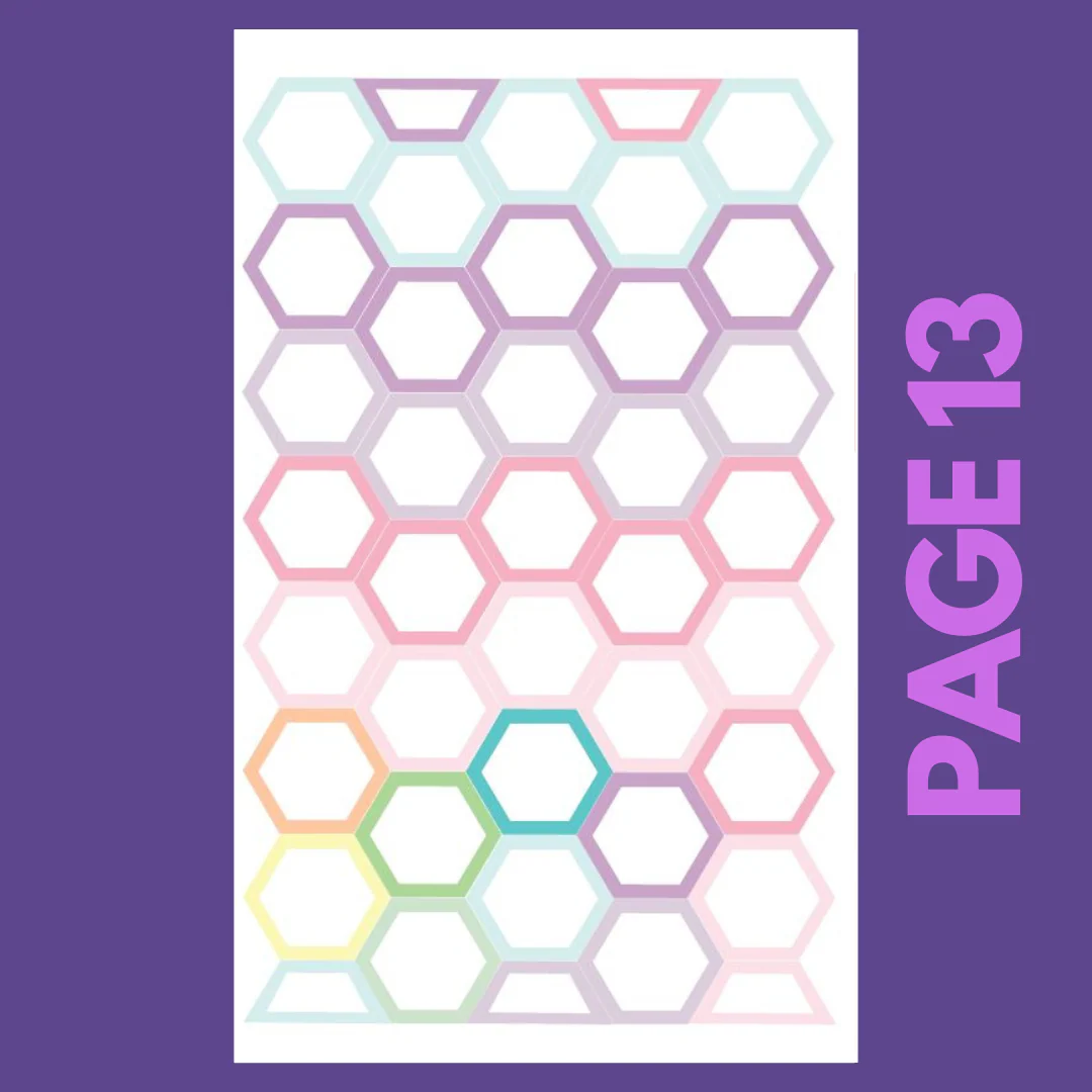 INDIVIDUAL SHEETS Pastel Shapes - Image 13