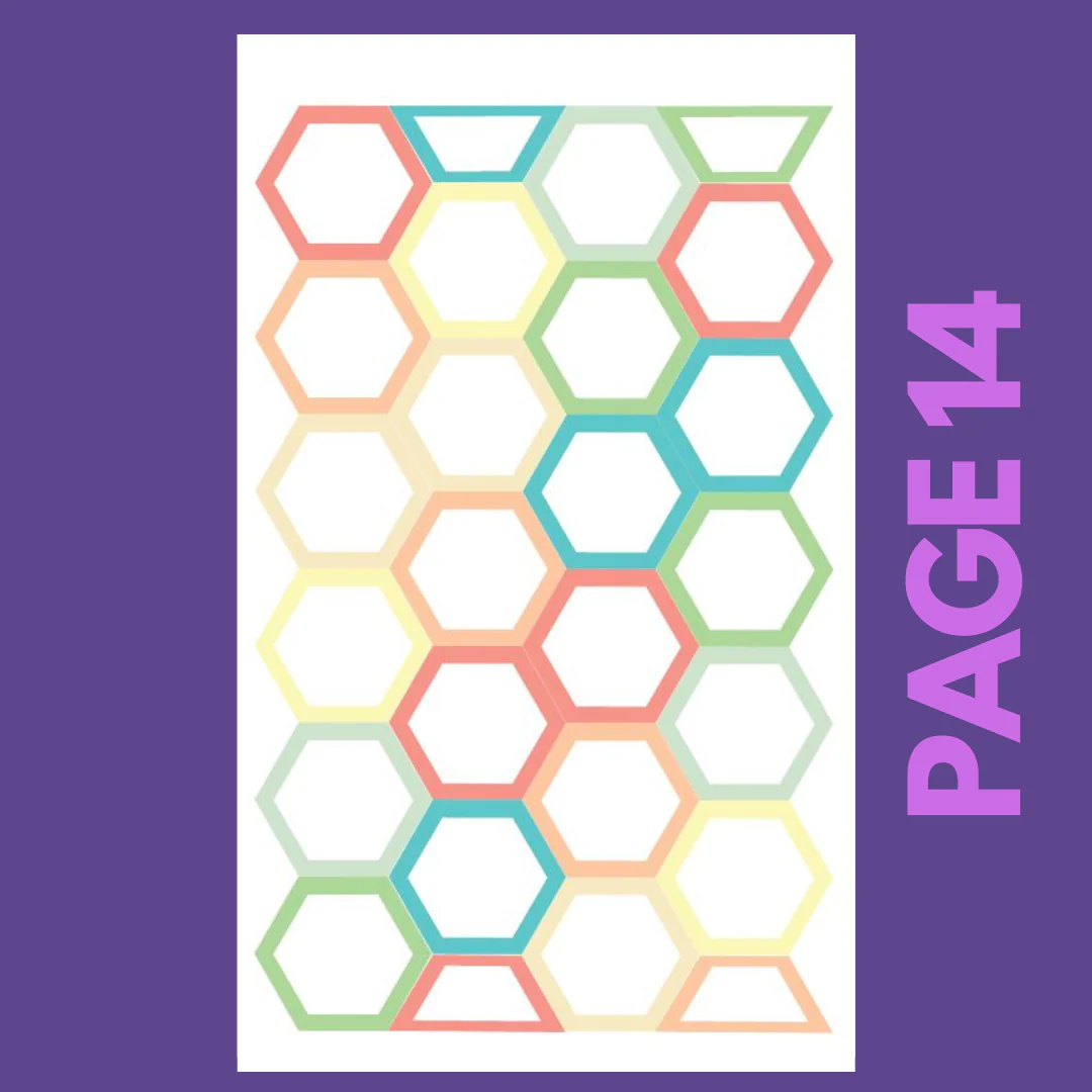 INDIVIDUAL SHEETS Pastel Shapes - Image 14