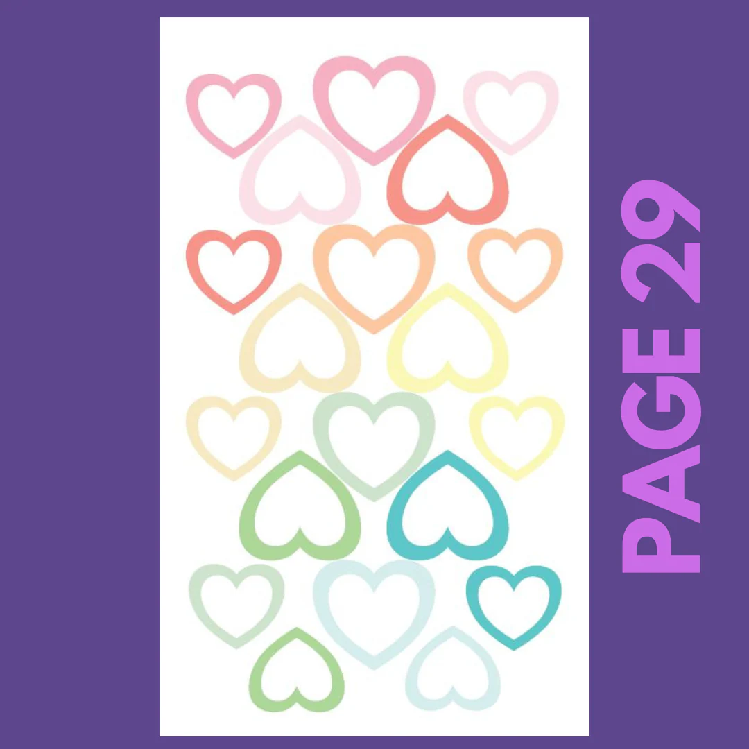 INDIVIDUAL SHEETS Pastel Shapes - Image 24