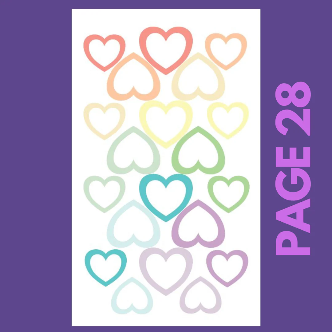 INDIVIDUAL SHEETS Pastel Shapes - Image 25