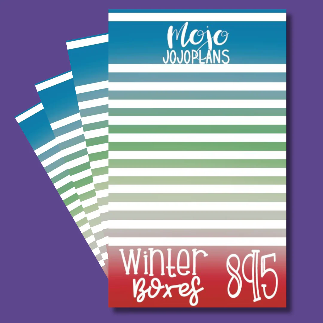 INDIVIDUAL SHEETS Winter Boxes