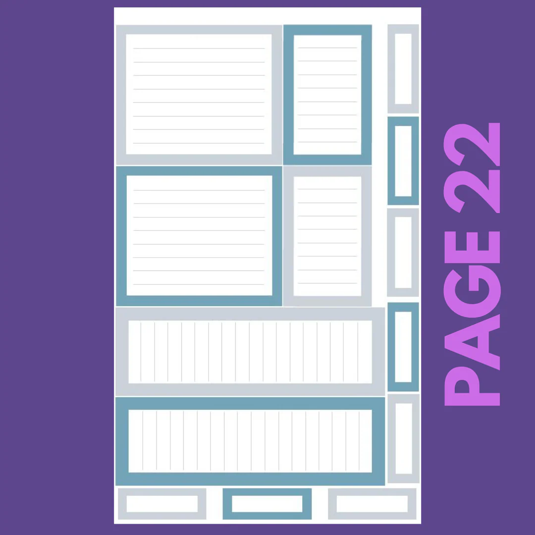 INDIVIDUAL SHEETS Winter Boxes - Image 23