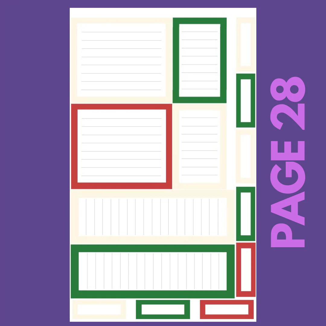 INDIVIDUAL SHEETS Winter Boxes - Image 29