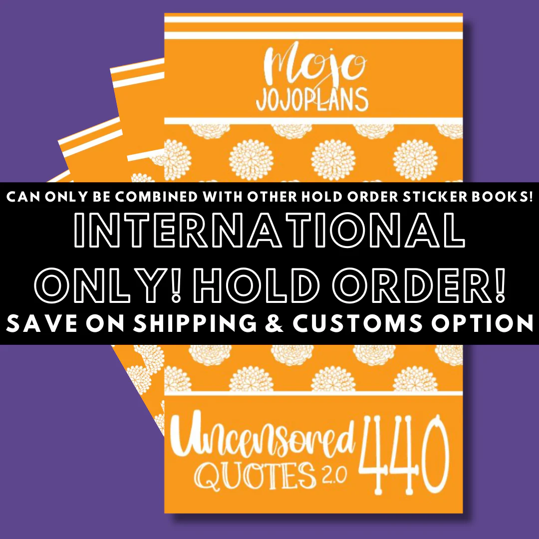 INTERNATIONAL ONLY- Quotes & Word Sticker Books Options (No U.S. Orders) - Image 10